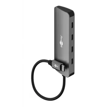 Goobay Slim 4 prievadų USB-C centras 10 Gbit/s (76565)