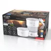 Adler Silicon Travel Kettle AD 1377 – Kelioninis virdulys | 600 W | 0,6 L | Silikonas | Baltas