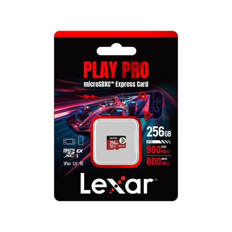 Atminties kortelė Micro SDXC Lexar 256GB UHS-I LMSXPS0256G-BNNNG