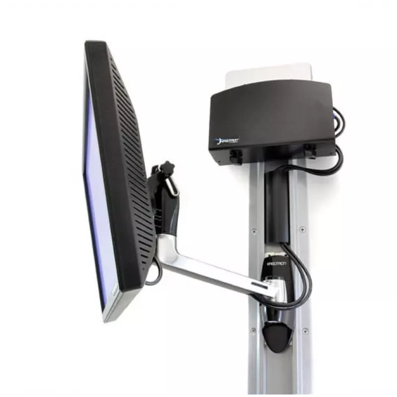 Ergotron LX HD sieninis laikiklis su pasukama ranka - TV laikiklis (palenkimas ir pasukimas) - Aliuminis - Ekrano dydis: iki 106,7 cm (42 inch) - tvirtinimo komplektas