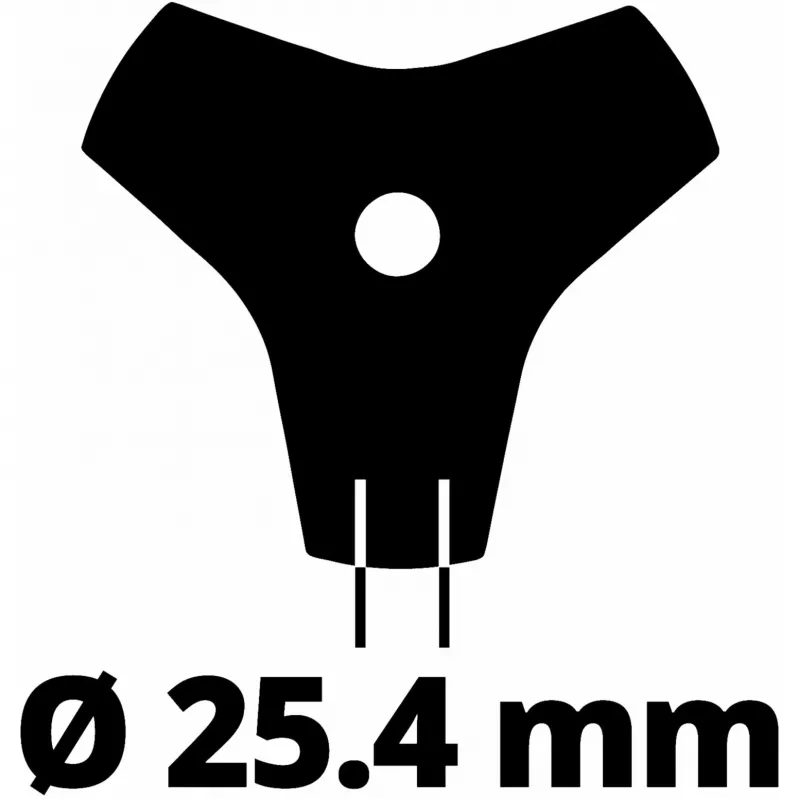 Pjovimo diskas Einhell 3405083 nerūdijantis plienas 20 cm juodas