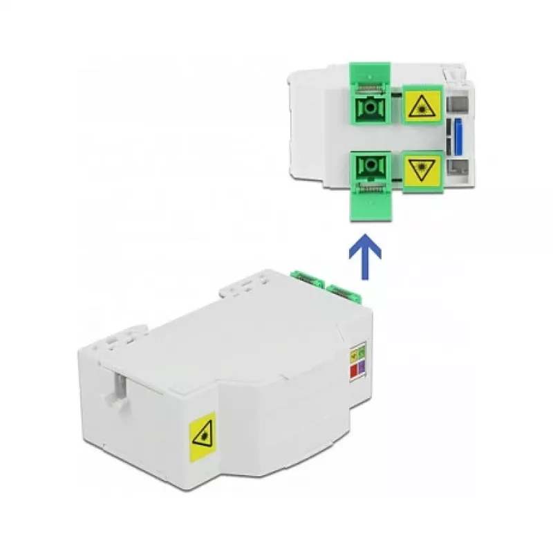 DeLOCK 86543 tinklo jungiamoji dėžutė balta