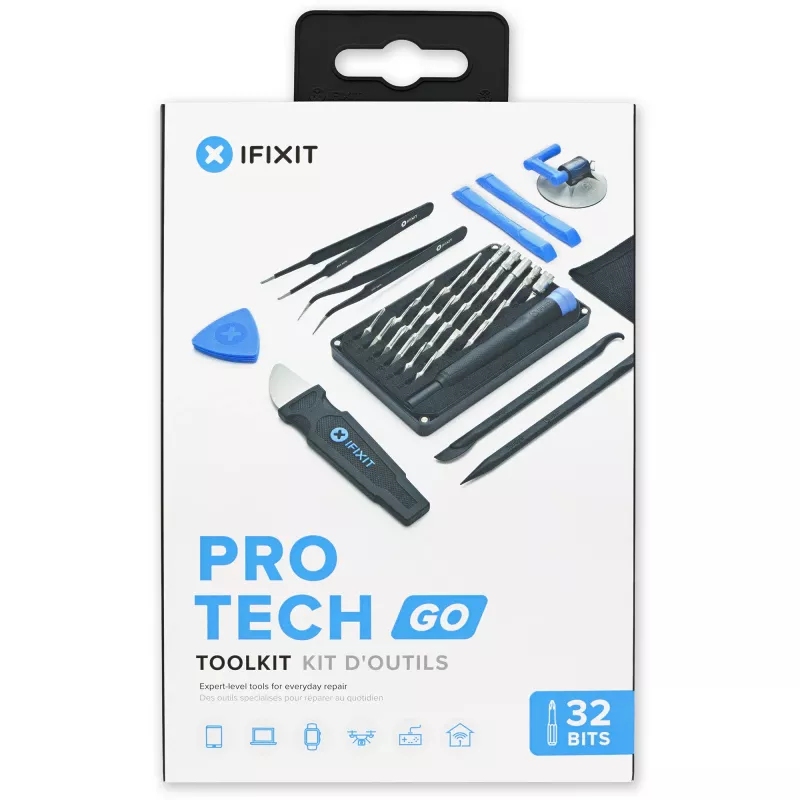 Remonto rinkinys iFixit Pro Tech GO IF145-783-1, nešiojamas elektronikos įrenginių remonto rinkinys
