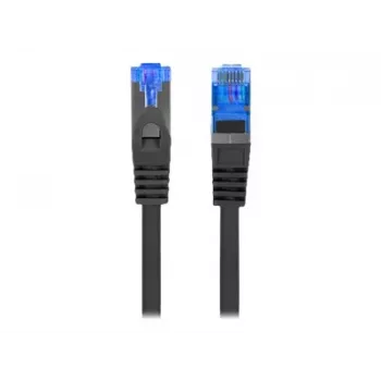 Tinklo kabelis LANBERG PCF6A-10CC-0100-BK — Cat6a S/FTP, 1 m, RJ-45, juodas