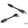 DeLOCK USB kabelis Type-A kištukas į Type-B kištuką 90° stačiu kampu 5 m