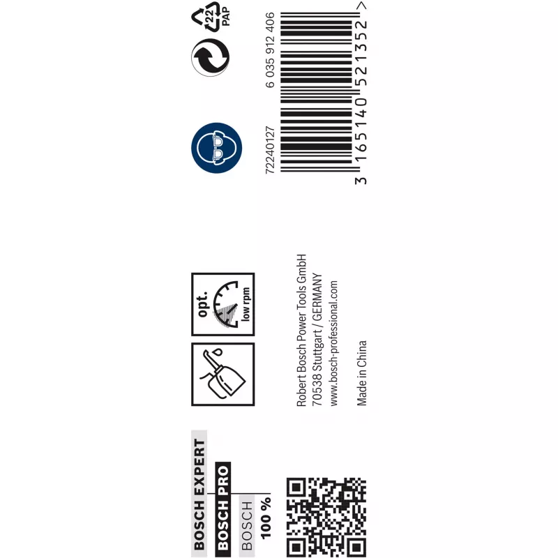 Gręžtų komplektas Bosch HSS Cobalt 2608585900 5 vnt.