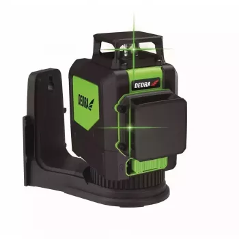 Lazerinis nivelyras Dedra MC0906 2D žalias spindulys, diapazonas 20 m