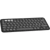 Logitech Pebble Keys 2 K380s belaidė klaviatūra – Bluetooth LE – QWERTY išdėstymas (šiaurietiškas) – tamsiai pilka (920-011879)
