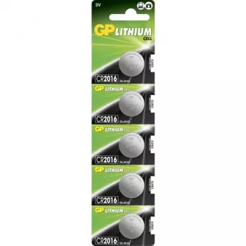 GP Batteries CR2016 ličio baterija – monetos tipo – 3 V (060.2016C5)