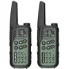 Nešiojama racija Baofeng BF-T25E — 16 kanalų, 2×1400 mAh Li‑Ion, VOX, LCD, žalia, rinkinys 2 vnt
