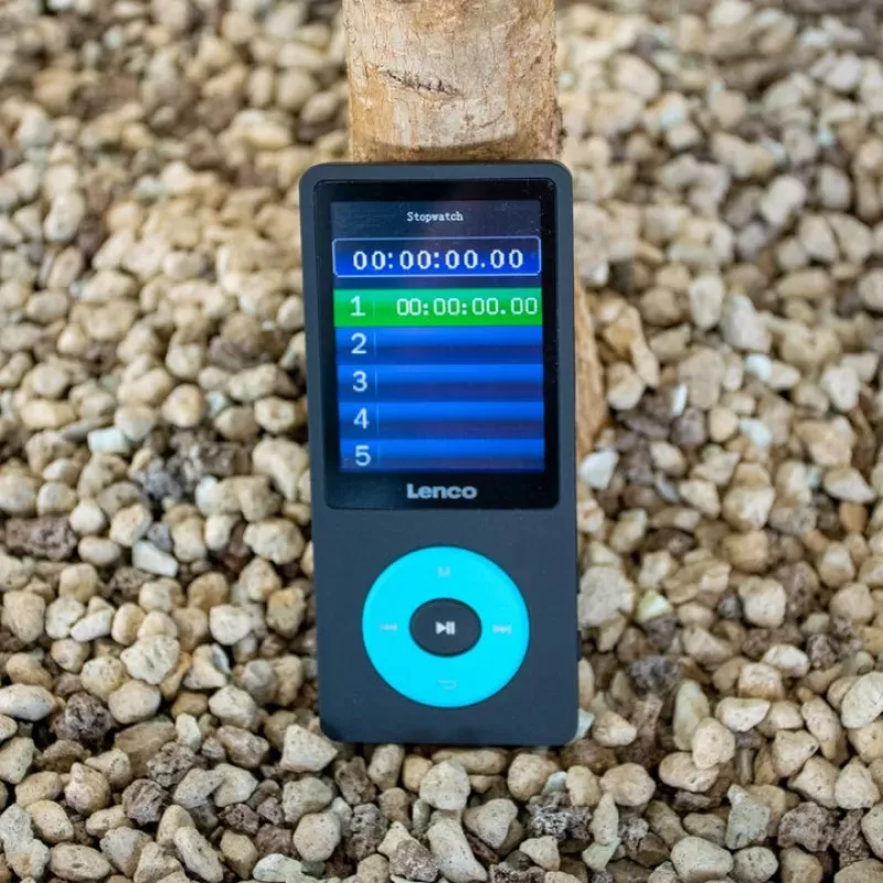 MP3 grotuvas Lenco Xemio-860BU 8 GB juodas mėlynas LCD 18 val. atkūrimo
