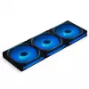 LIAN LI UNI FAN SL-INF 120 ARGB Reverse Blade PWM 6 komplektas Juoda