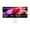 LG UltraWide 40WT95UF-W LED monitorius 100,9 cm (40 colių), baltas/juodas, 5K2K, Nano-IPS, lenktas, Thunderbolt 5.0, KVM jungiklis, Daisy Chain, 120 Hz skydelis (40WT95UF-W.AEU)