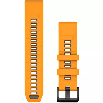 Garmin QuickFit dirželis, grafitas/oranžinis, tinka Approach S60 ir S62