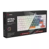 Savio ASTRAL WHITE JADE klaviatūra žaidimams USB QWERTY US International