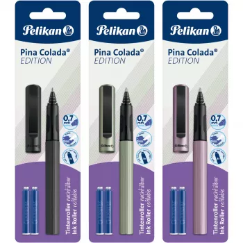 Pelikan Pina Colada Edition rašiklis, mėlynas, 0,7 mm, plonas, tinkantis dešiniarankiams ir kairiarankiams