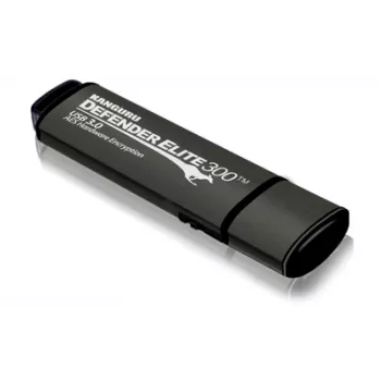 Kanguru Defender Elite300 64GB USB atmintukas, USB Type-A 3.2 Gen 1, juodas/pilkas