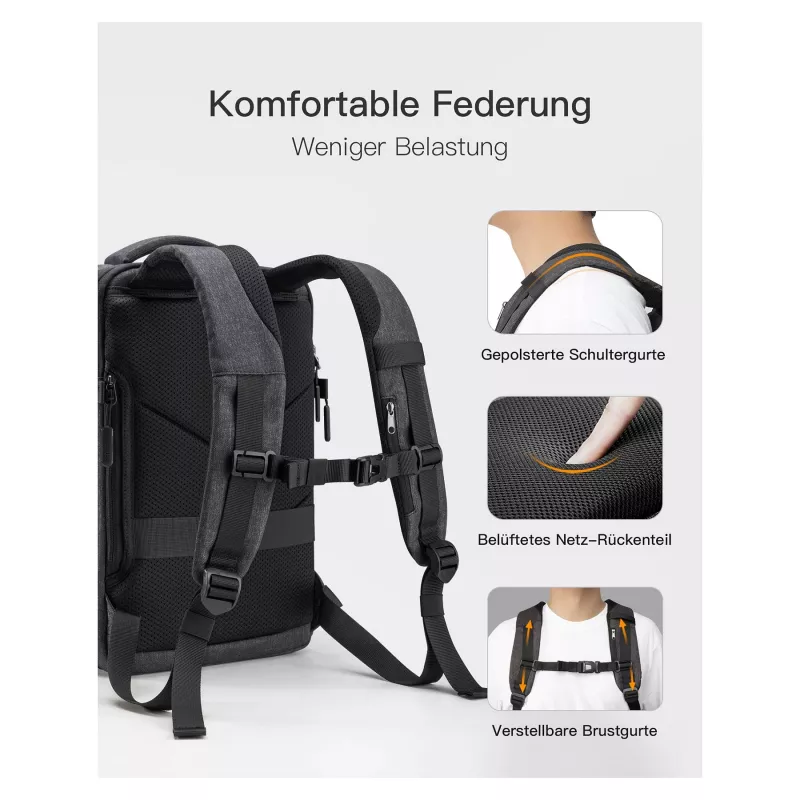 inateck kuprinė nešiojamam kompiuteriui 14″ BP03006-14 juoda