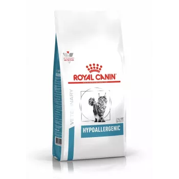 Sausas kačių ėdalas Royal Canin Hypoallergenic 400 g – veterinarinė dieta suaugusioms katėms su maisto jautrumu, paukštienos skonio