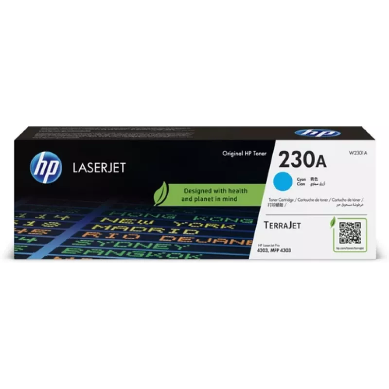 HP W2301A Dažų kasetė Cian