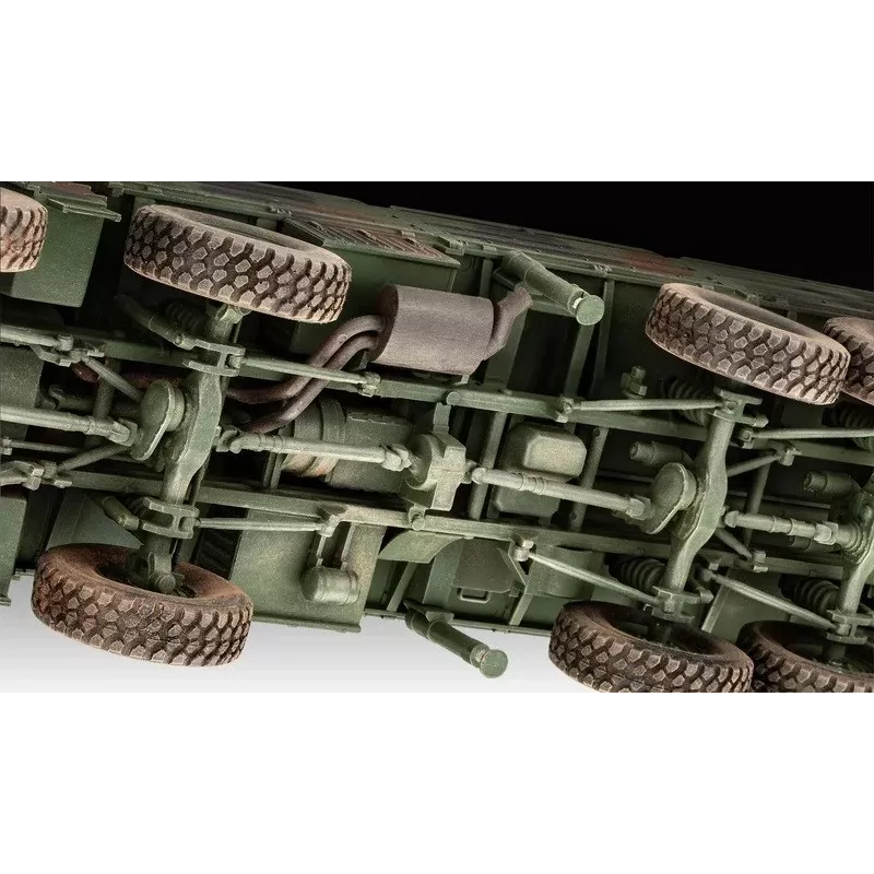 Plastikinis modelis REVELL Man 10T Milgl 8x8 sunkvežimis 1/35 masteliu