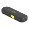 USB prievadų blokatorius DeLOCK 22031 (4 vnt., juodas/geltonas)