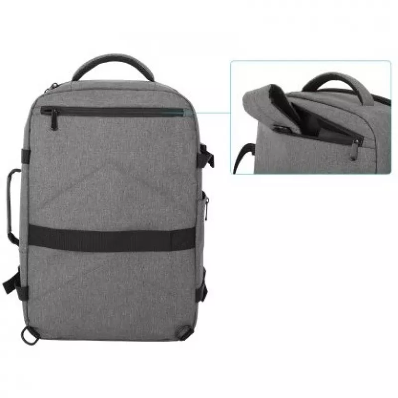 Kuprinė Manhattan Rome Notebook Travel 17,3 colio dvi rankovės 40L šviesiai pilka