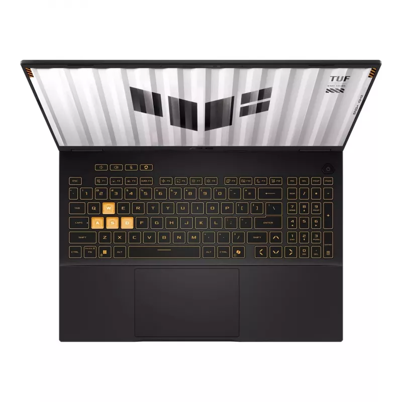 Nešiojamas kompiuteris ASUS TUF Gaming F16 FX608JMR — Intel i5-14450HX, 16 colių IPS 165Hz, 16GB RAM, 512GB SSD, RTX 5060