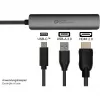 USB Type-C centrinis įrenginys Alcasa HUB-C002A 5000 Mbit/s HDMI USB 3.0