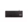 CHERRY XS Touchpad klaviatūra su jutikliniu kilimėliu, universali USB, QWERTY JAV anglų, juoda