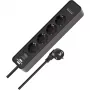 Prailginimo laidas Brennenstuhl 1153240106 1,5 m 4 AC lizdai vidaus juoda