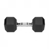 Guminiai ketaus hanteliai HEX 2x10 kg REBEL ACTIVE