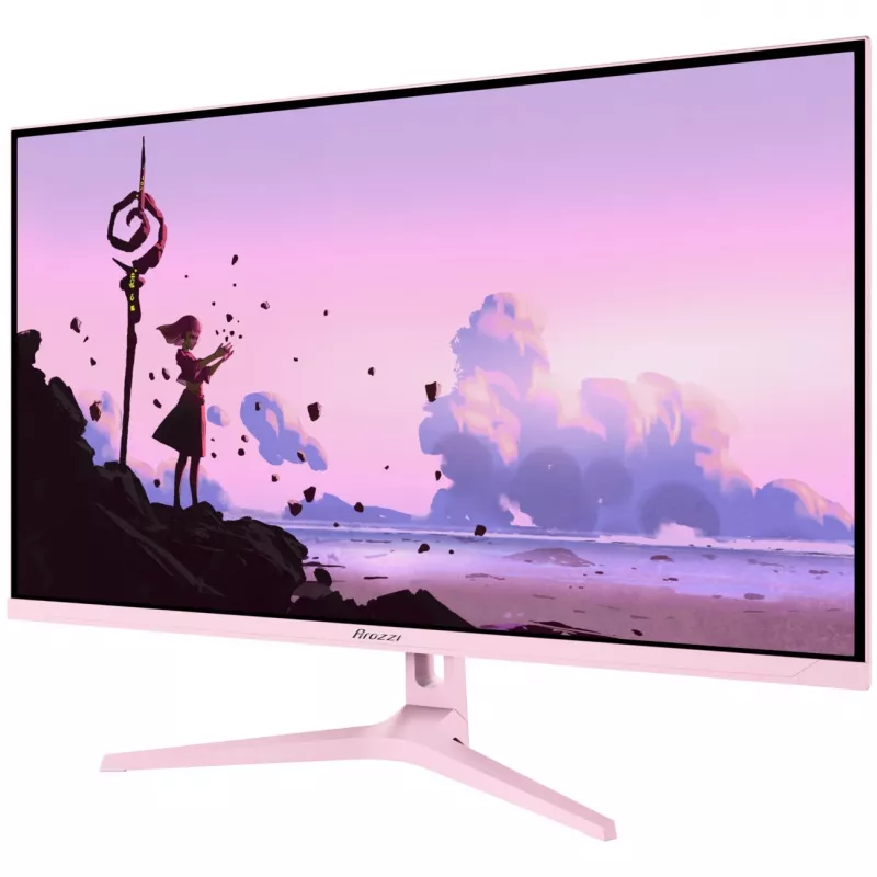 Monitorius Arozzi Nova 32 colių (80 cm) 2560×1440 Quad HD LED 1 ms 16:9 Rožinis su garsiakalbiais ir VESA