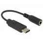 Delock garso adapteris - 24 kontaktų USB-C (kištukas) į mini-phone stereo 3,5 mm (lizdas)
