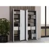 OLIV 2D CLOSED SHELVING UNIT, ANTHRACITE/Balta SET