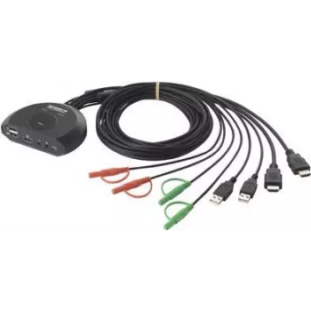 SP-KVM-210 KVM konsolė HDMI klaviatūra 4096 x 2160 pikselių (SP-10105820)