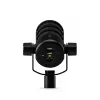 Studijinis mikrofonas RØDE PodMic USB – kardioidinis XLR/USB, 24 bitų / 48 kHz, USB-C, ausinių išvestis, sukamas garsumo reguliatorius, juodos spalvos