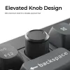 Mechaninė klaviatūra Keychron V3 Ultra 8K – laidinė ir belaidė, QWERTY išdėstymas, RGB LED, juoda