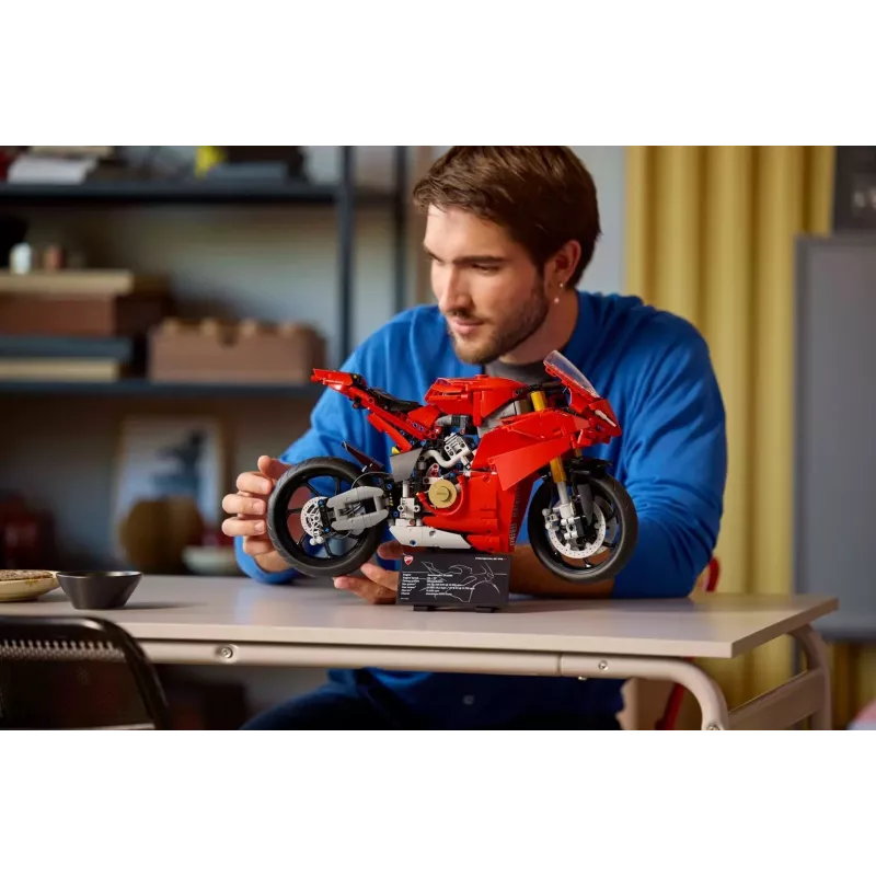 LEGO TECHNIC 42202 Ducati Panigale V4 S Motociklo Konstruktorius