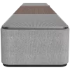 Garso juosta KLIPSCH Flexus CORE 100 — 2.1 kanalai, 100 W, įmontuotas žemų dažnių garsiakalbis, pilka/graikinis riešutas