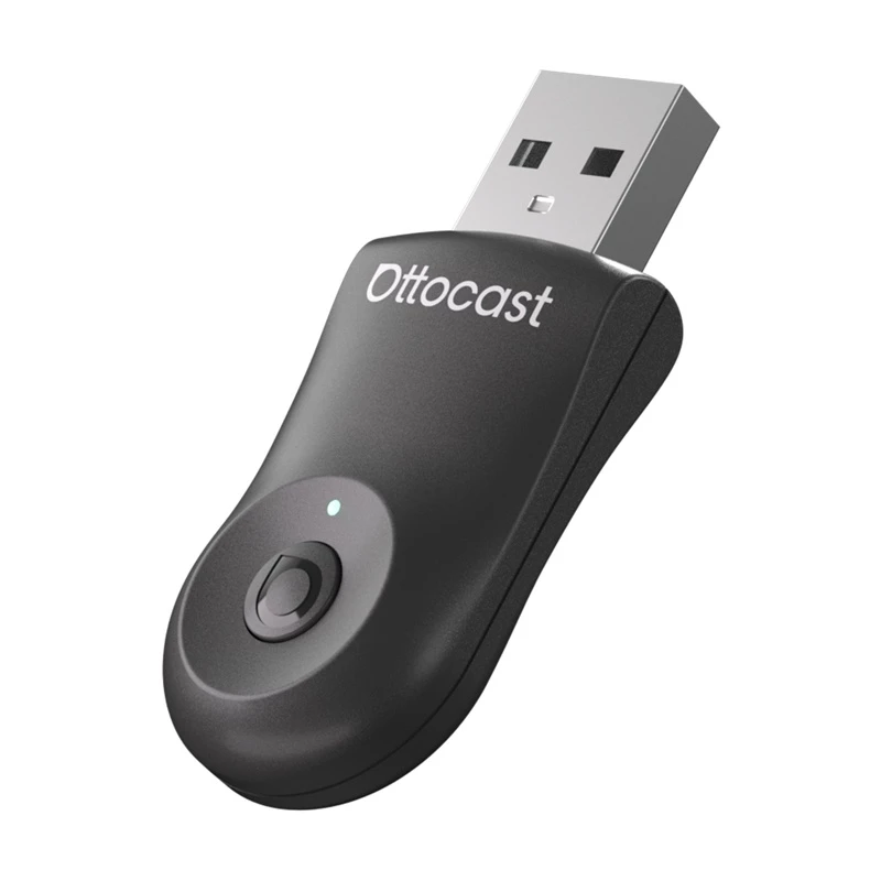 Belaidis adapteris Ottocast CA505-T MINI 2-in-1 Bluetooth ir Wi-Fi automobilio informacinėi sistemai