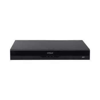 Tinklinis vaizdo registratorius DAHUA NVR4208-8P-EI — 8 kanalų NVR su 8 PoE prievadais, 180/256 Mbps pralaidumas, iki 16 TB talpa