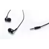 Į ausį įdedamos laidinės ausinės VAKOSS LT-437EX, dvikanalės, 3,5 mm, 1 m laidas, 32 Ω, 20–20000 Hz, uždaros, juodos