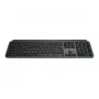 Belaidė pilno dydžio klaviatūra Logitech Master MX Keys S - Graphite, Bluetooth & 2,4 GHz (Nano), USB-C įkraunama, su foniniu apšvietimu, QWERTY US International