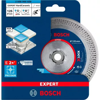 Bosch Expert HardCeramic X-LOCK pjūklo diskas plytelėms 12,5 cm 1 vnt.