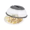 Maisto dangtelis JATA HACC4530 pilkai baltas apvalus 26 cm