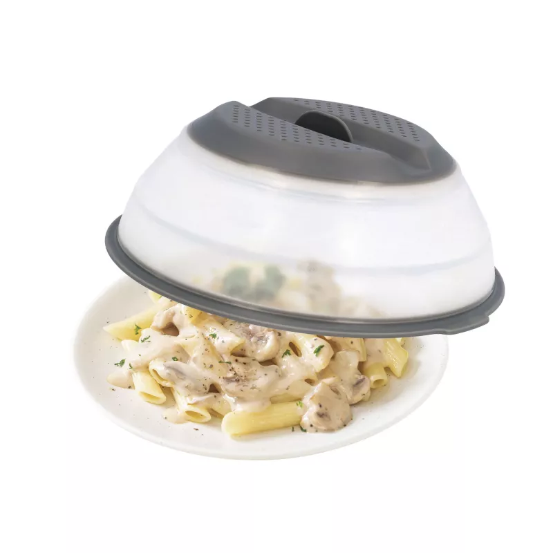 Maisto dangtelis JATA HACC4530 pilkai baltas apvalus 26 cm