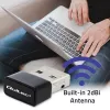 QOLTEC Ultra-Fast Wireless Mini USB Adapter Wi-Fi – belaidis USB adapteris
