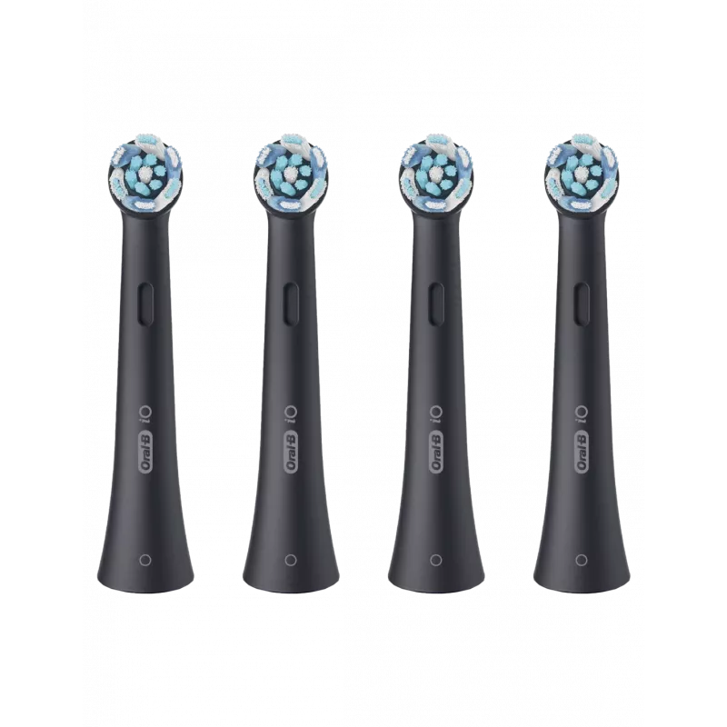 Oral-B iO papildomi šepetėlio antgaliai UltimateClean juodi 4 vnt.