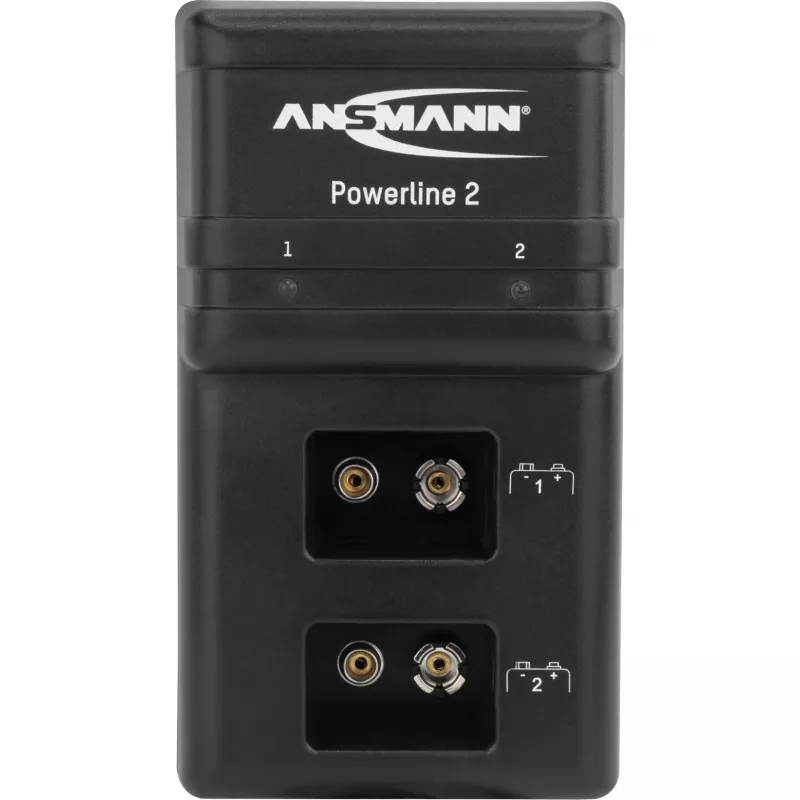 ANSMANN POWERline 2 – Įkroviklis baterijoms – 2x9V (5107043)